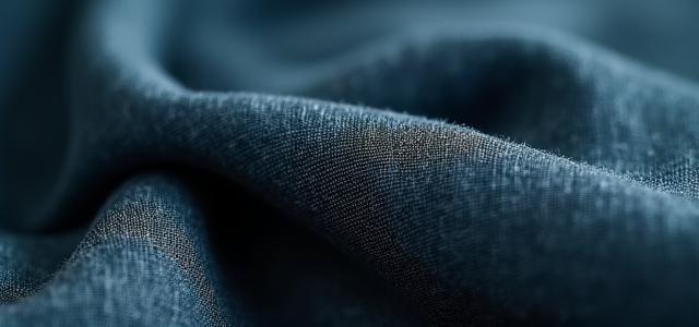 Close-up texture of high-end Tencel fabric