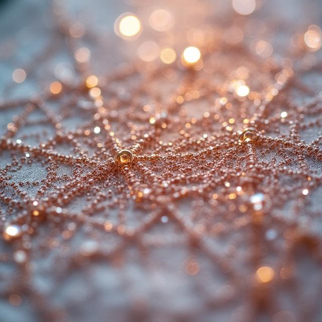 Close up of Art Deco beading